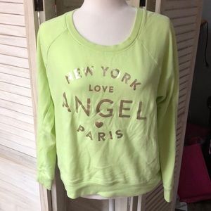 Lime Victoria’s Secret Angel Paris Sweatshirt